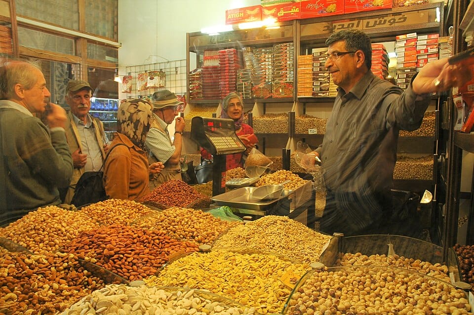 The warm, premium interior of a Dry Fruit House boutique